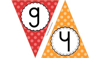 alphabet bunting by wise little rascals resources tpt