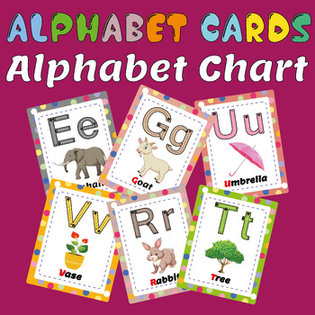 Eric Carle Inspired Alphabet Flashcards