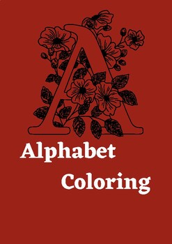 Preview of Alphabet coloring