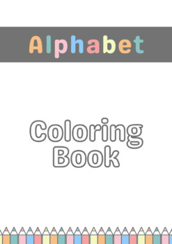 Preview of Alphabet coloring book for kids 