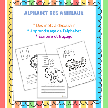 Preview of Alphabet des animaux. Graphisme, coloriage et apprentissage des lettres