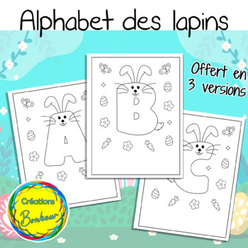 Preview of Alphabet des lapins