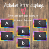 Alphabet displays