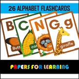 Alphabet flashcards