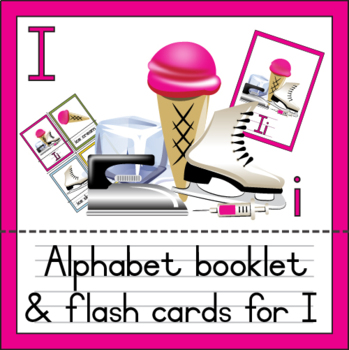 Preview of Alphabet flashcards, booklet, editable PowerPoint and clip art Ii