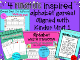 FUN kindergarten Alphabet games