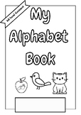 Alphabet handwriting and Auslan booklet left hand dominant