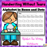 Alphabet Tracing | Alphabet Box Writing Worksheets | Corre