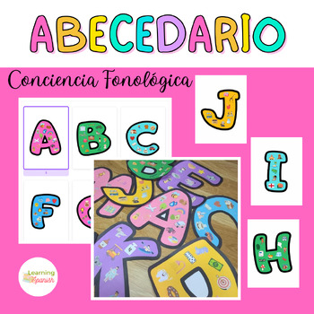 Alphabet in Spanish | Posters | Conciencia Fonológica del Abecedario ...