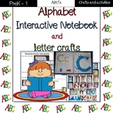 Alphabet interactive notebook and letter crafts