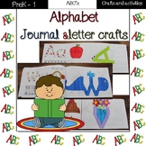Alphabet journal and letter crafts