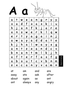 alphabet letterword search by kindergarten first rrabcaniak dece
