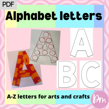 Alphabet letters by Designing minds xx | Teachers Pay Teachers
