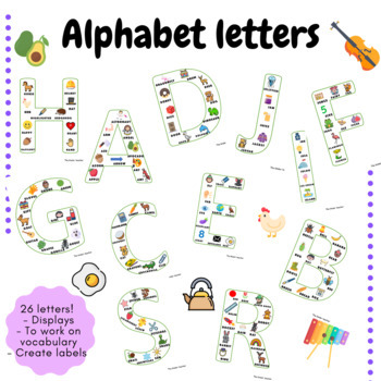 Preview of Alphabet letters bunting