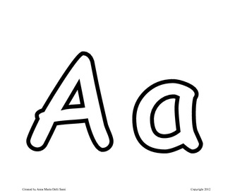 alphabet outline by lamaternelle teachers pay teachers