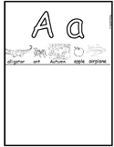 Alphabet letter worksheets, workbook pages, rainbow letters.