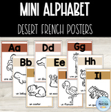 Mini Alphabet Posters: Desert (French)
