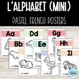 Mini Alphabet Posters: Pastel Rainbow (French)