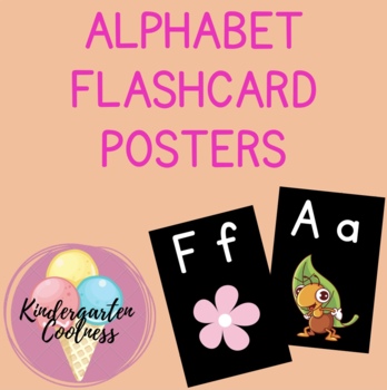 Preview of Alphabet posters with cute pictures