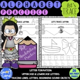 Alphabet practice Handwriting and Tracing worksheets