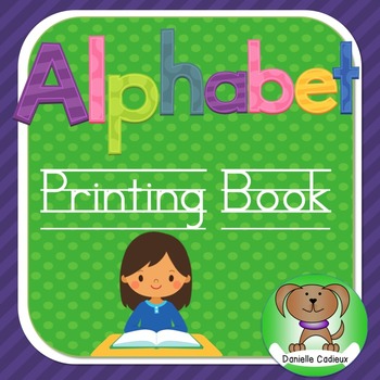 Preview of Alphabet printing book Kindergarten