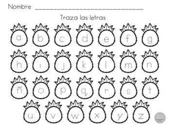 Alphabet sequence / Secuencia de abecedario by Maestra Gonzalez | TpT