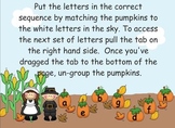 Alphabet sequencing activity - Thanksgiving