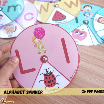 alphabet spinner teaching resources teachers pay teachers