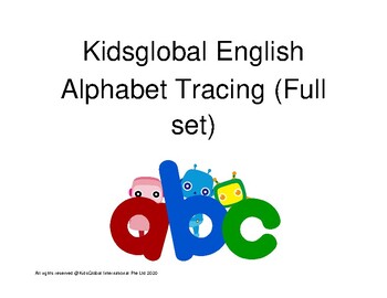 Preview of Alphabet tracing and Play dough Fun - Full set of upper and lowercase letters!