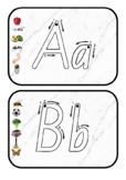 Alphabet tracing cards & visuals