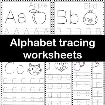 Preview of Alphabet tracing worksheets