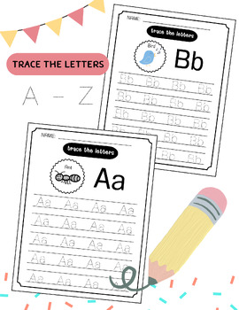 Preview of Alphabet tracing worksheets / Writing letter A - Z