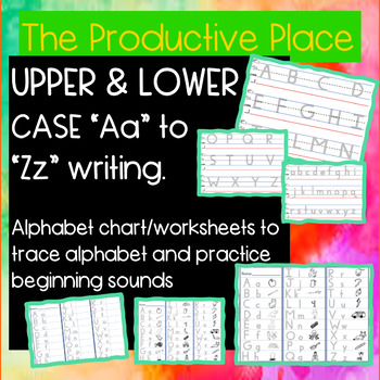 Preview of Fun Alphabet tracing writing practice No Prep