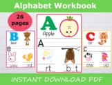 Alphabet workbook A to Z worksheets