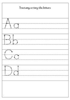 Alphabet writing by Teacher Chloe's resources | TPT