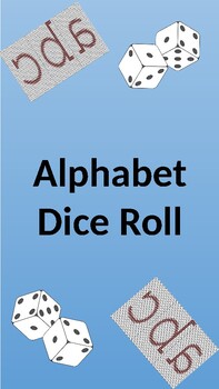Preview of Alphabete Dice Roll