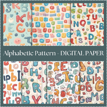 Preview of Alphabetic Pattern Digital Paper