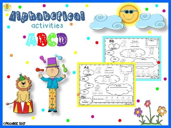 Preview of Alphabetical Activities - Carnival Edition