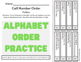 Alphabetical Order - Call Numbers - 3 pack
