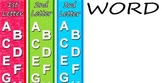 Alphabetical Order Center Word Sorts
