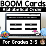 Alphabetical Order / Dictionary Use BOOM Deck for Grades 3