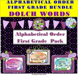 Alphabetical Order First Grade Bundle