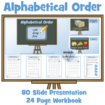 Preview of Alphabetical Order: PowerPoint Lesson and Workbook