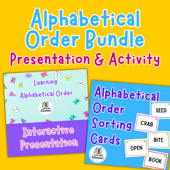 Preview of Alphabetical Order Presentation & Activity Card Sort