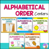Alphabetical Order (ABC Order) Word Work Bundle