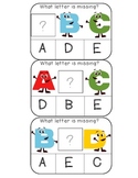 Alphabetical Order clothespin activity cards