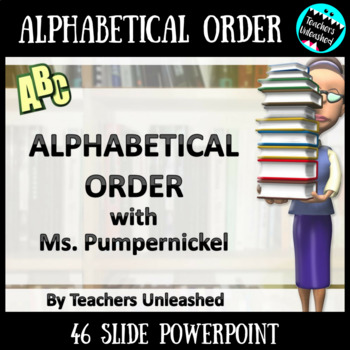 Preview of Alphabetical Order PowerPoint Lesson