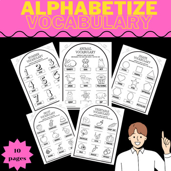 Preview of Alphabetize Vocabulary