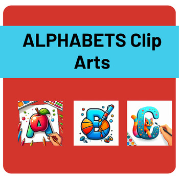 Educational Alphabets Clipart Collection for Teachers: A-F Designs