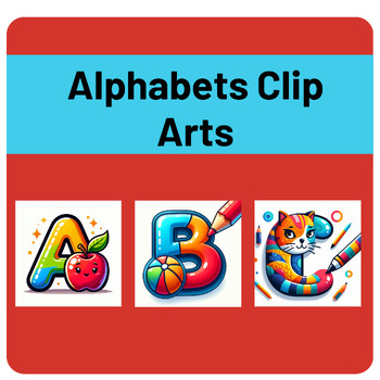 Alphabets Clip arts Collection letters arts Designs Tpt Teachers ABCDEF